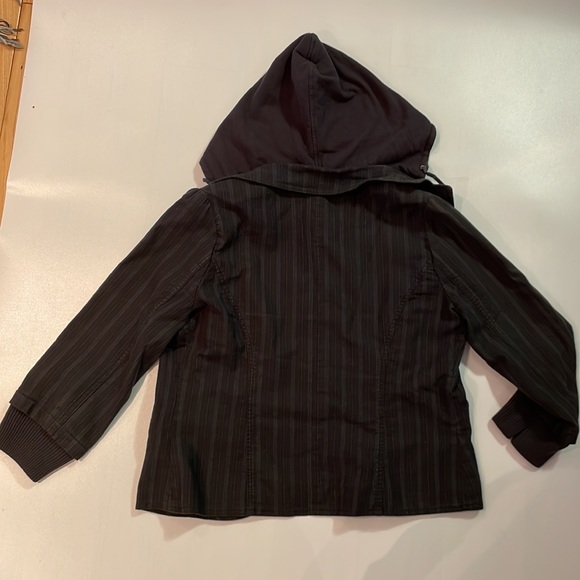 Vintage Lux Hooded Blazer - navy - size m - Picture 2 of 5